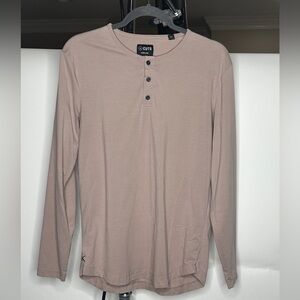 Cuts clothing | Winter Solstice L/S Henley Curve-Hem